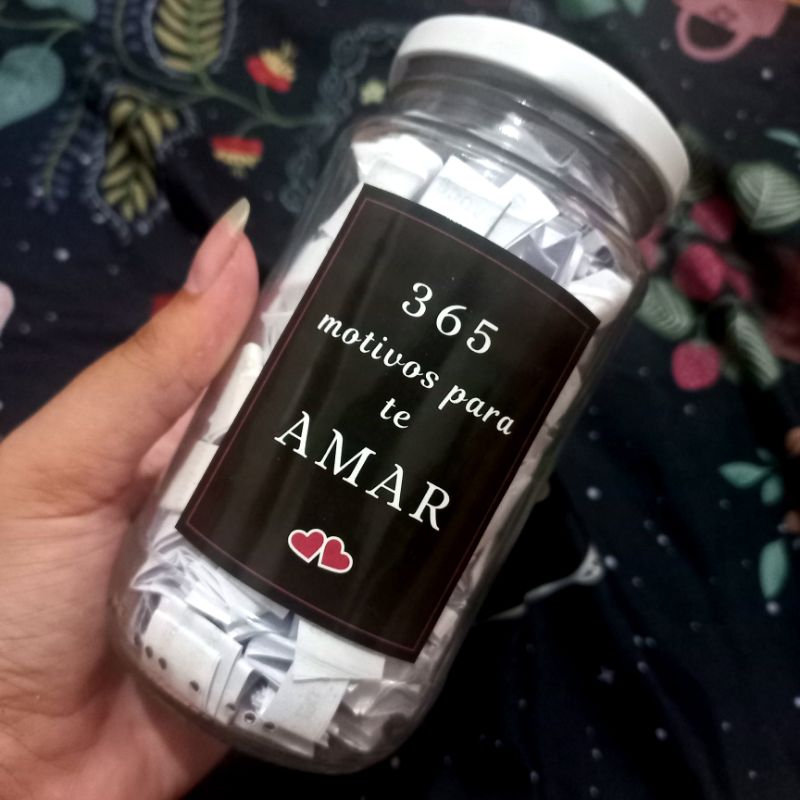 Vidro 365 Motivos para Te Amar: Onde Comprar | BuscaProdutos