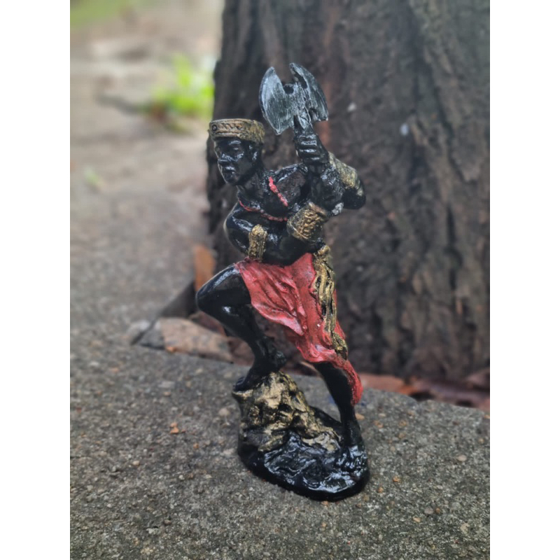 Estátua Xangô Orixá 16 cm em Resina em Oferta na Shopee