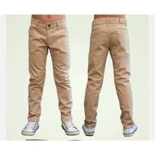 Calça Esporte Fino Sarja Bolso Faca Infantil Juvenil Masculina Alfa