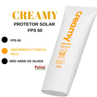Creamy Protetor Solar Facial FPS 60 - 50ml