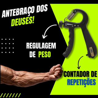 Hand Grip Com Contador Ajuste de 5 A 60Kg Ultra Resistente