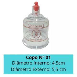 Copo De Ventosa De Acrílico Dong Yang em Oferta na Shopee