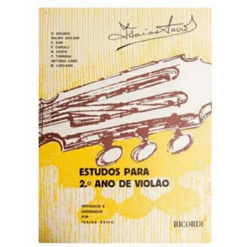 MÉTODO ISAIAS SAVIO -PARA VIOLÃO SEGUNDO ANO