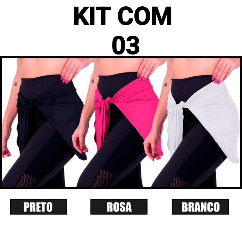 *PROMOÇÃO* Legging Tapa Bumbum de Amarrar Academia Fitness Saia slin Praia Conforto