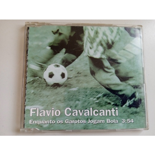 CD single - Flavio Cavalcanti - enquanto os garotos jogam bola - ótimo estado mídia e capa
