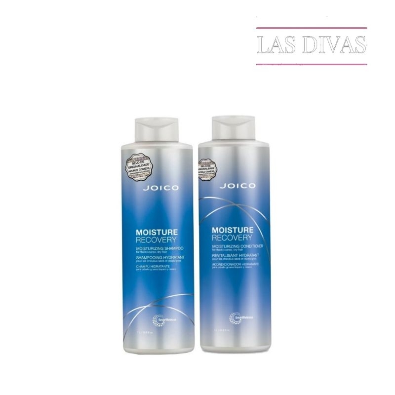 Joico Moisture Recovery Tratamento Smart Release Shampoo 1000ml + Condicionador 1000ml