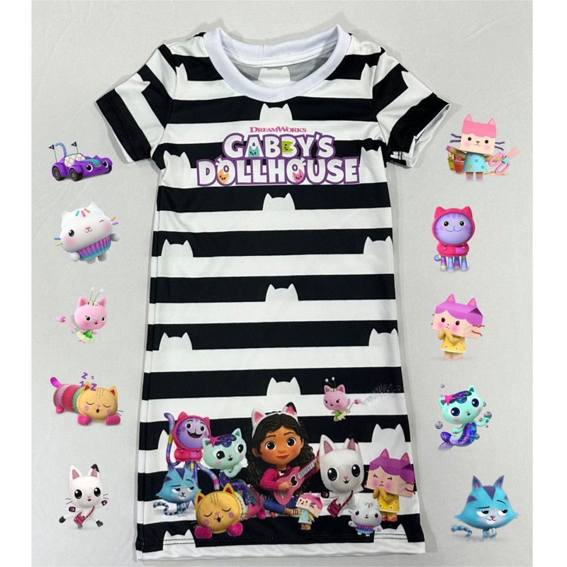 Vestido infantil A casa Mágica da Gabby em Oferta na Shopee