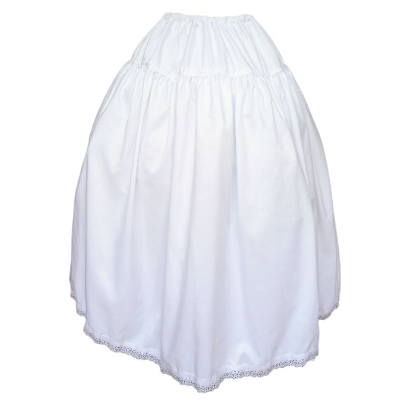 saia 95 cm branca umbanda candomblé 3 metros de roda em Oferta na Shopee