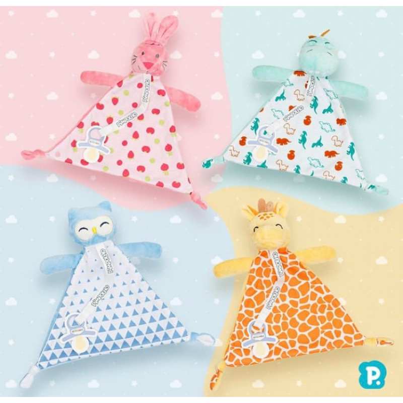 Naninha Pimpolho Com Prendedor de Chupeta e Bichinho +2m Várias Estampas - Infantil