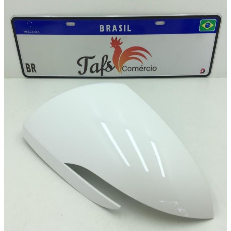 Capa Retrovisor Hyundai Novo Hb20 2020 2021 2022 Original Metagal Lado Motorista Branco Atlas