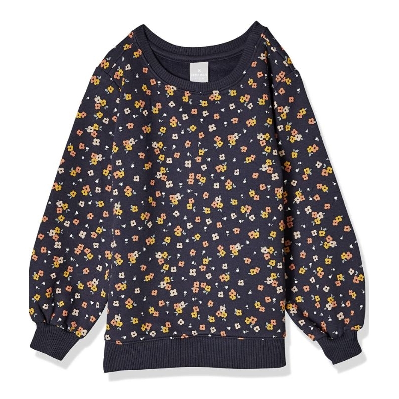 Blusa Infantil Moletom Flanelado Floral Hering