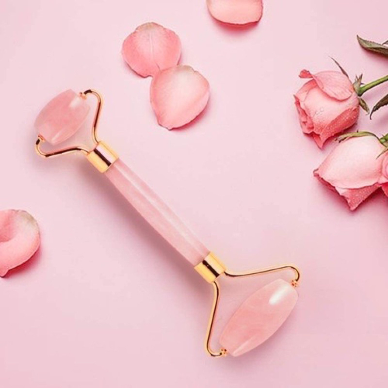 Pedra De Jade Rolo Massageador Facial Anti Estresse Facial