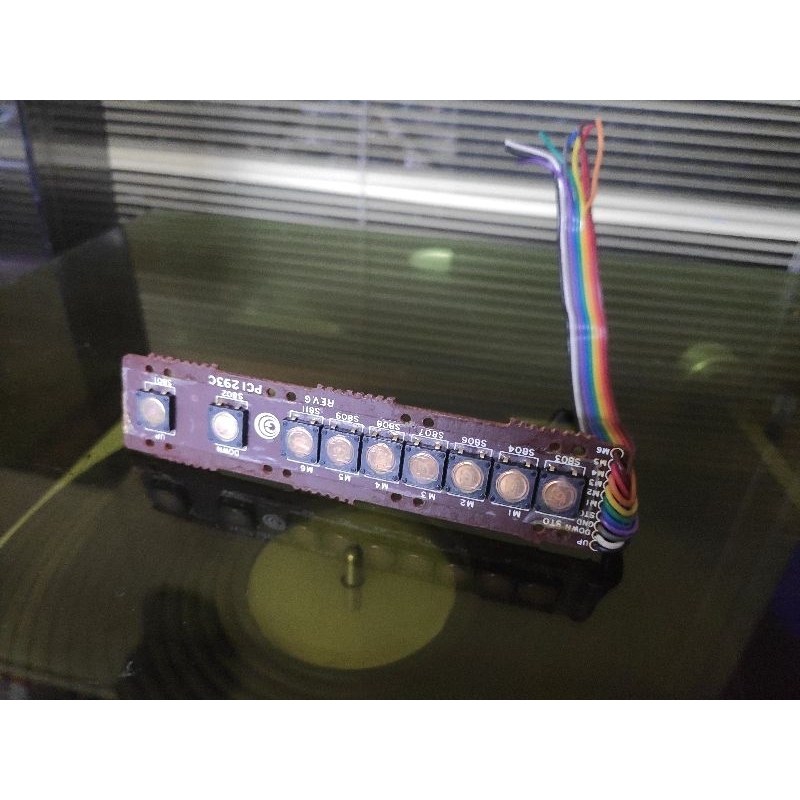 Placa comando de programações, memória de rádios dos receivers SPECT 87, SPECT 90, DS 40