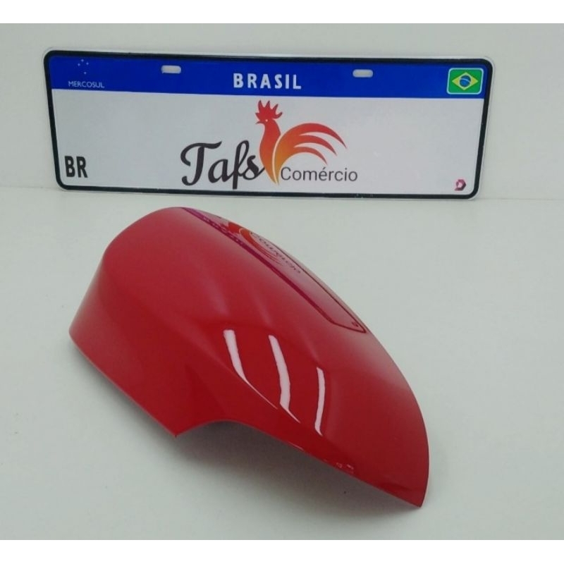 Capa Retrovisor Toyota Yaris LE Original Metagal Vermelho