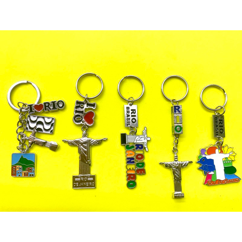 1 unidades Chaveiro Chaves Lembrança do Rio de Janeiro Colecionável em Oferta na Shopee