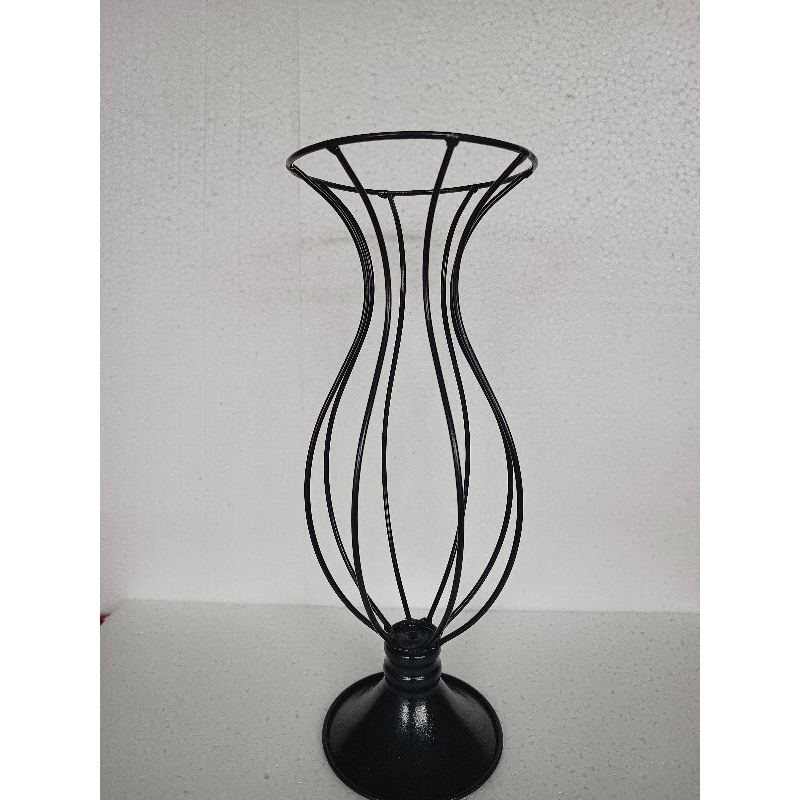 1 Vaso Decorativo de 35cm preto para bordar com pedraria ou perolas