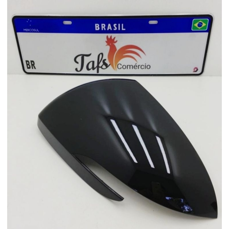 Capa Retrovisor Hyundai Novo HB20 LE Original Metagal Preto onix