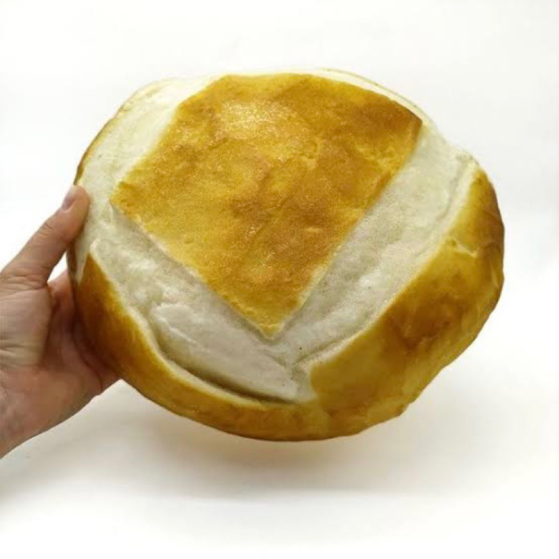 Pão artificial Santa Ceia para decoração pao artificial redondo GG decorativo santa ceia italiano GG
