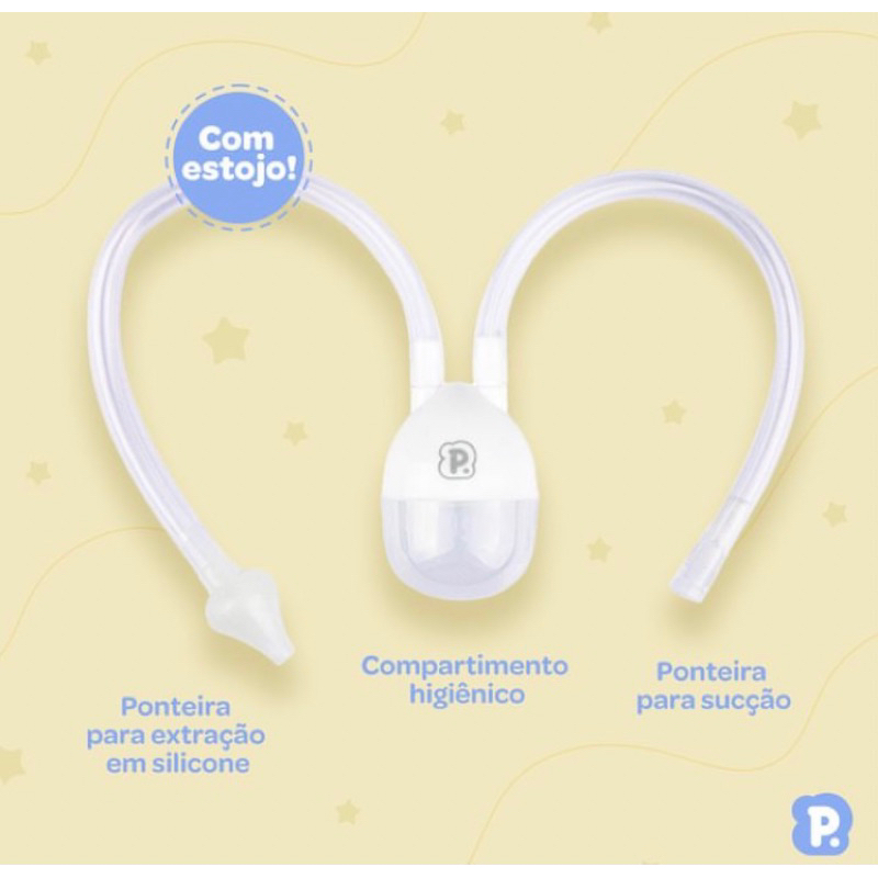 Aspirador Nasal Bebê Pimpolho - Enxoval