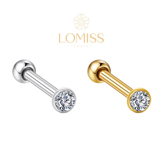 Piercing Minibarbell Helix Flat Conch Tragus Lóbulo Minibarbell Piercing Aço Cirúrgico Dourado Zircônia Lomiss Piercing Conch Titanio 6mm Aço Inoxidável em Oferta na Shopee