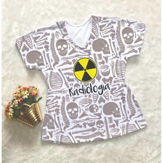 Camisetas T-shirt Radiologia feminina