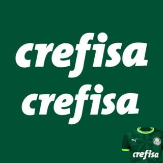 Termocolante patrocinio Crefisa frente e costas para Reformar sua Camisa você mesmo aplica