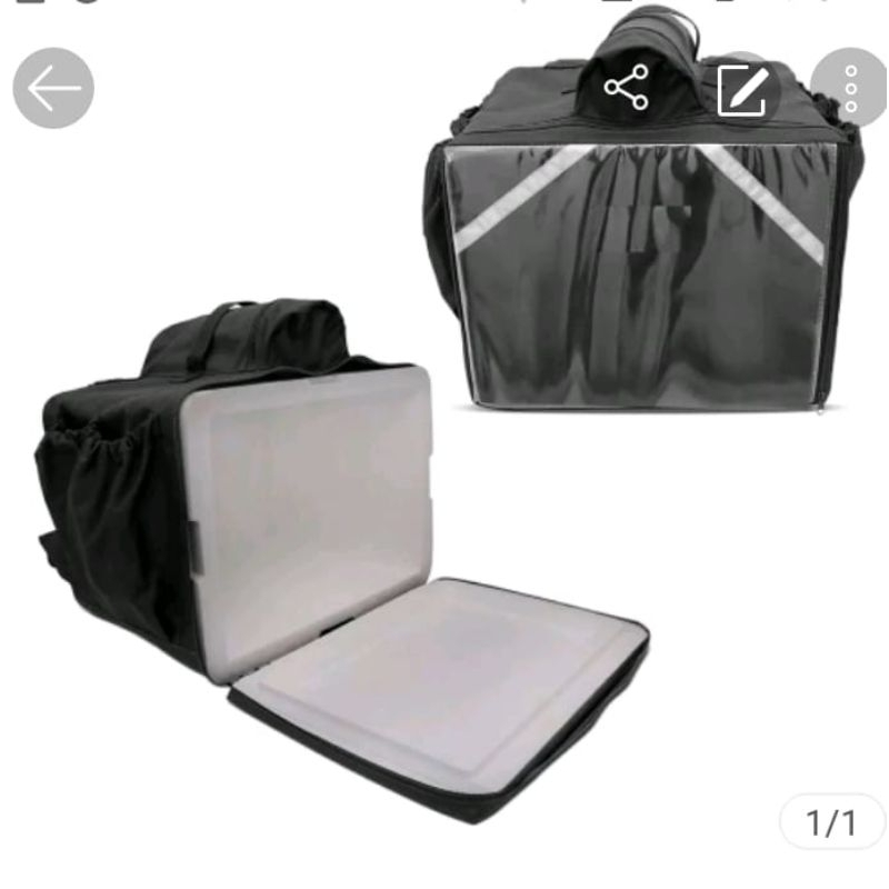 Bolsa Bag Mochila Térmica Pizza 45 litros Com Isopor Delivery  lanches . em Oferta na Shopee