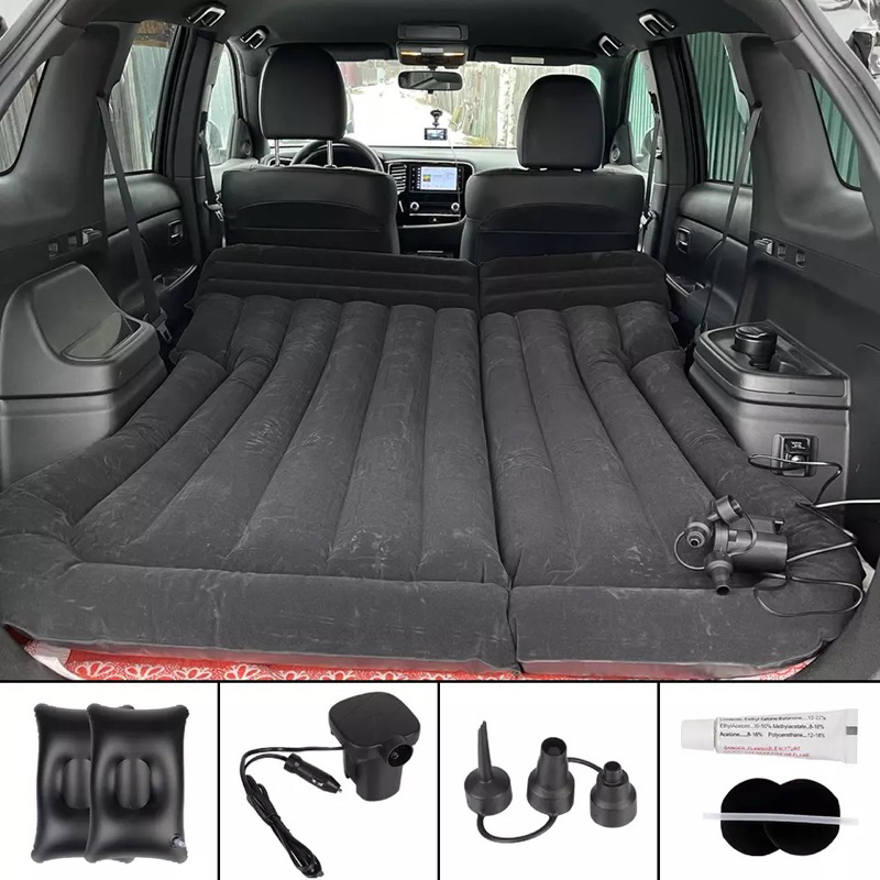 Para auto-condução de acampamento cama inflável viagem bens colchão de carro inflável multifuncional suv colchão de ar do carro cama inflável