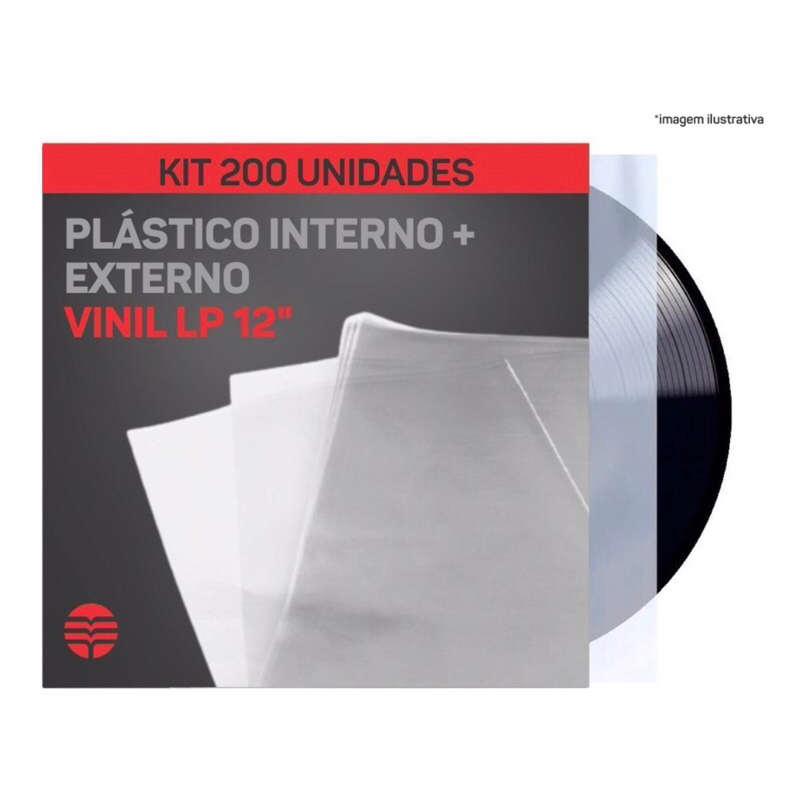 Plastico Vinil Lp 200 - 100 Externos 0.15 + 100 Interno