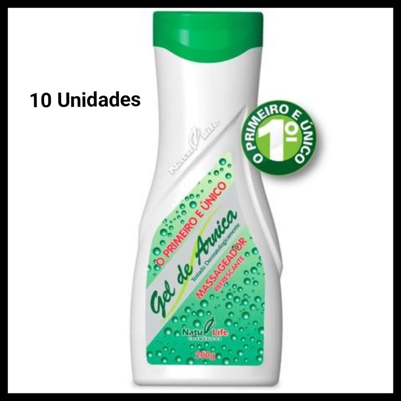 Kit Gel de Arnica Natu Life (10 Unidades)