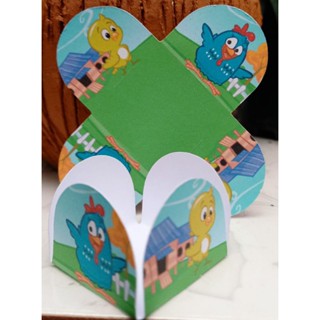 100 forminhas para doces galinha pintadinha