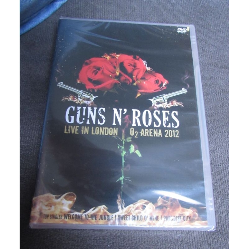 Guns n' Roses live in London O2 arena 2012 - dvd novo lacrado