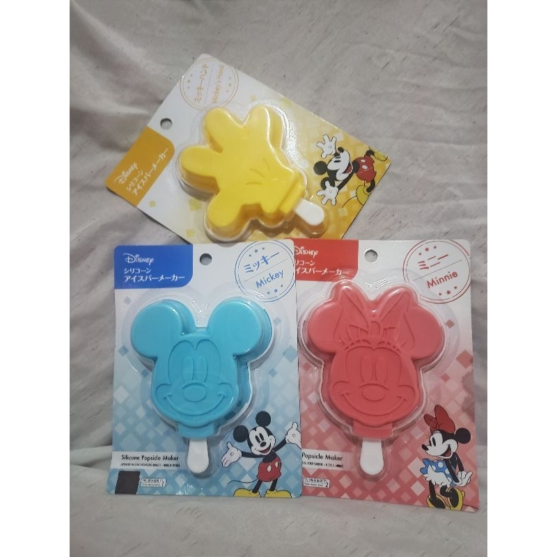 Forma de Picolé de Silicone Mickey, Mão Do Mickey e Minnie!
