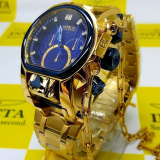 Relógio Invicta Zeus Metal Inox Resistente Água Vedação - INVICTA CRAVADO NA LATERAL