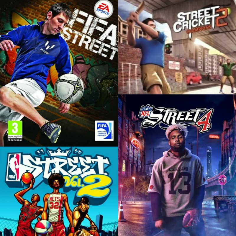 Jogos NBA / FIFA / NFL / CRICKET STREET PS2 coleção com capinha