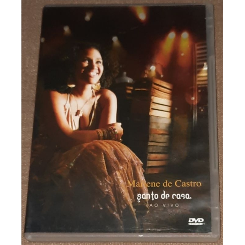 DVD Mariene de Castro santo de casa ao vivo original 960