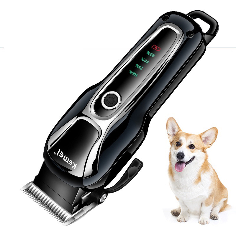 Kemei 1991 Maquina Tosa Cães E Gatos kemei pet Profissional aparador de pelos pets original 110/220v bivoltei