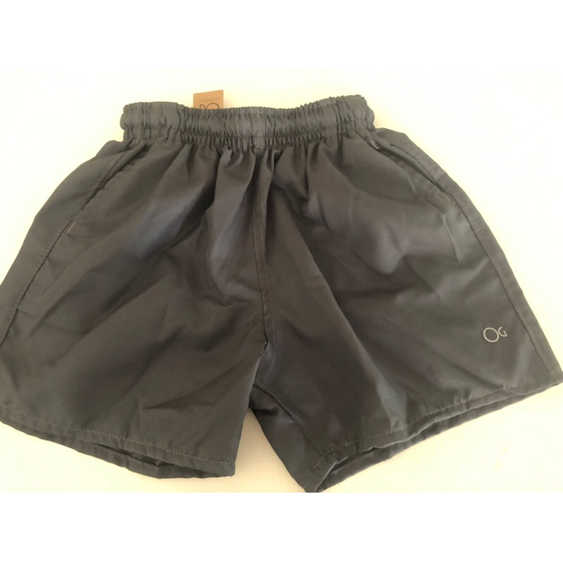 BERMUDA DE TACTEL DE MENINO COR CHUMBO LISA INFANTIL E JUVENIL MARCA OGOCHI