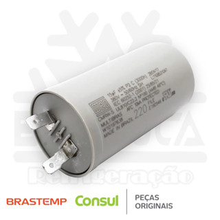 Capacitor 15uf Para Maquina De Lavar 220v 380/400v Original