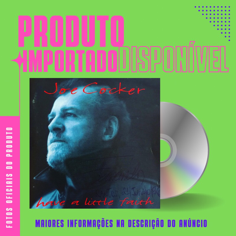 CD IMPORTADO JOE COCKER - HAVE A LITTLE FAITH