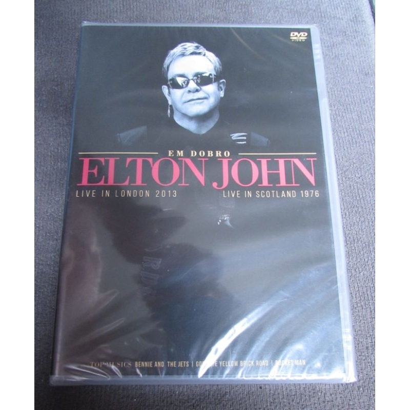 Elton John em dobro live in London 2013 live in scotland 1976 dvd novo lacrado