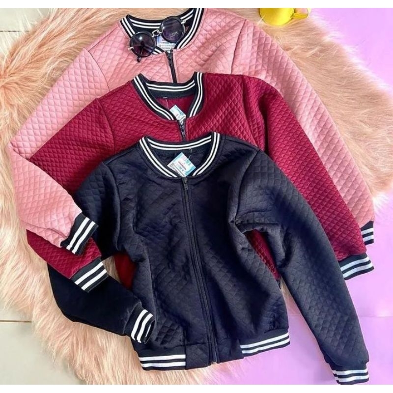 Casaco Bomber Matelasse  infantil menina