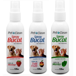 Spray Bucal para Cachorro e Gato Pet Clean 120ml