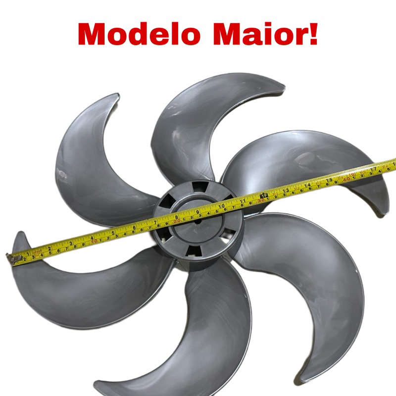 Hélice Ventilador Ventisol Steel 50cm 6 pás Turbo