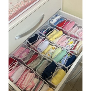 Colmeias organizadoras para bebê Kit 10 unidades(Tamanho 15x40x10) em Oferta na Shopee