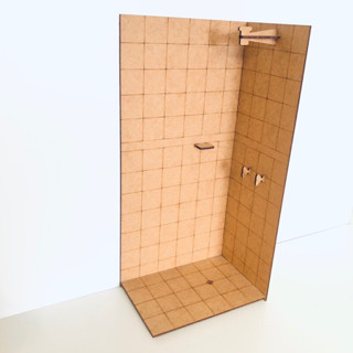 Chuveiro 30cm Para Boneca Barbie Mdf