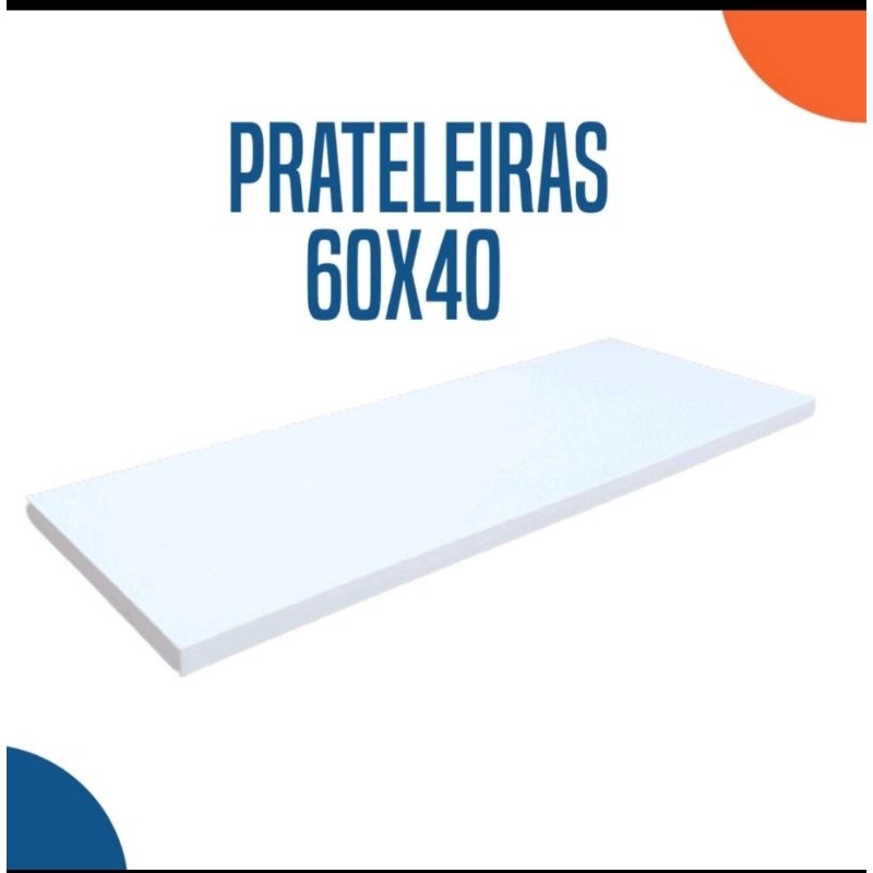 prateleiras 60x40 100% MDF 9 cores diferentes em Oferta na Shopee