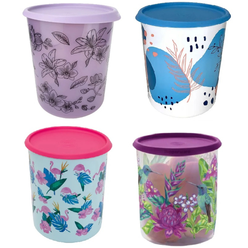 Super Instantânea Slim Tupperware Flor De Cerejeira Ou Borboletas Ou Magica Encanto Ou Flores Lilás 3,3 Litros