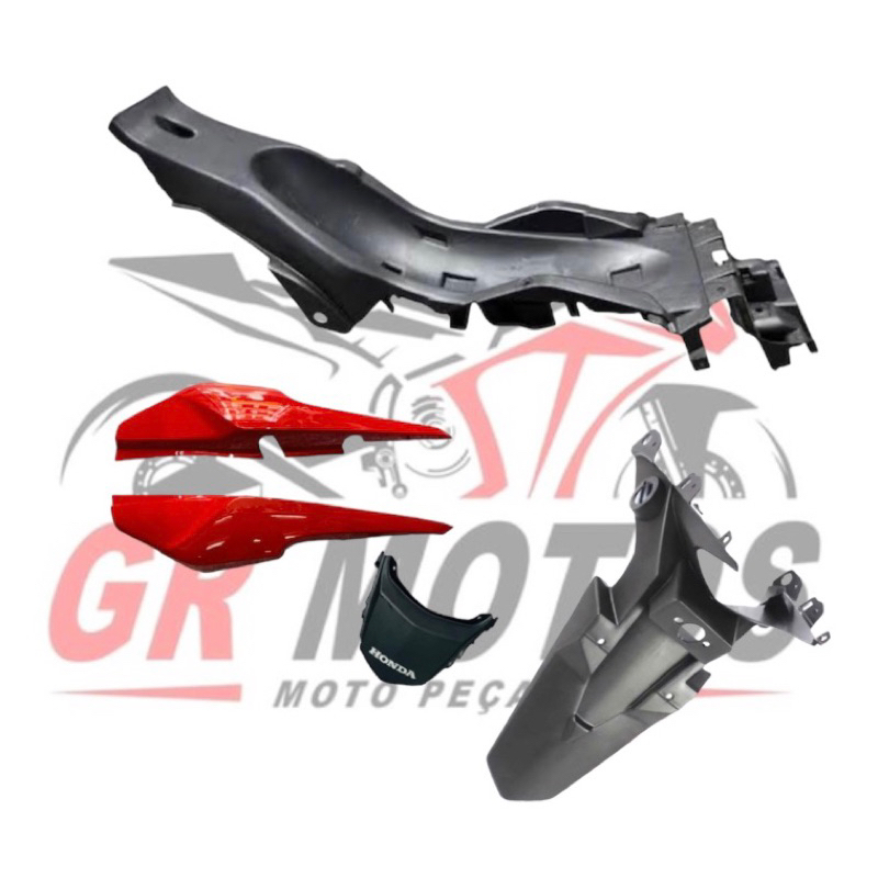 KIT TRASEIRO MOD HONDA  CG FAN160 2016/2024