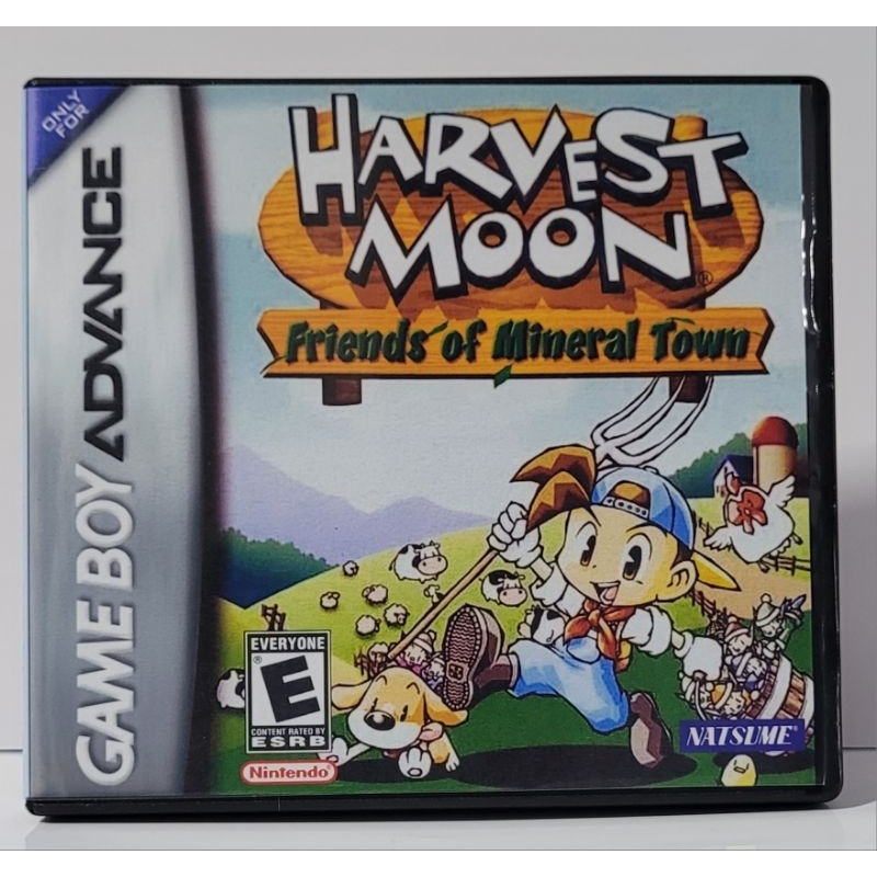 Cartucho Fita Havest Moon Mineral Town em ( Português ) Game Boy advance Gba  / Nds